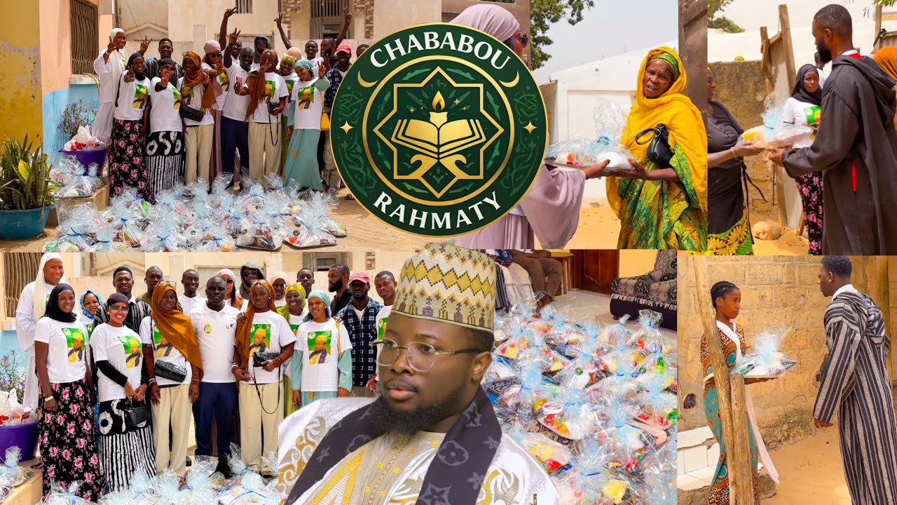 Distribution de denrées alimentaires : CHABABOU RAHMATY de Cheikh Omar Ba au cœur de la solidarité