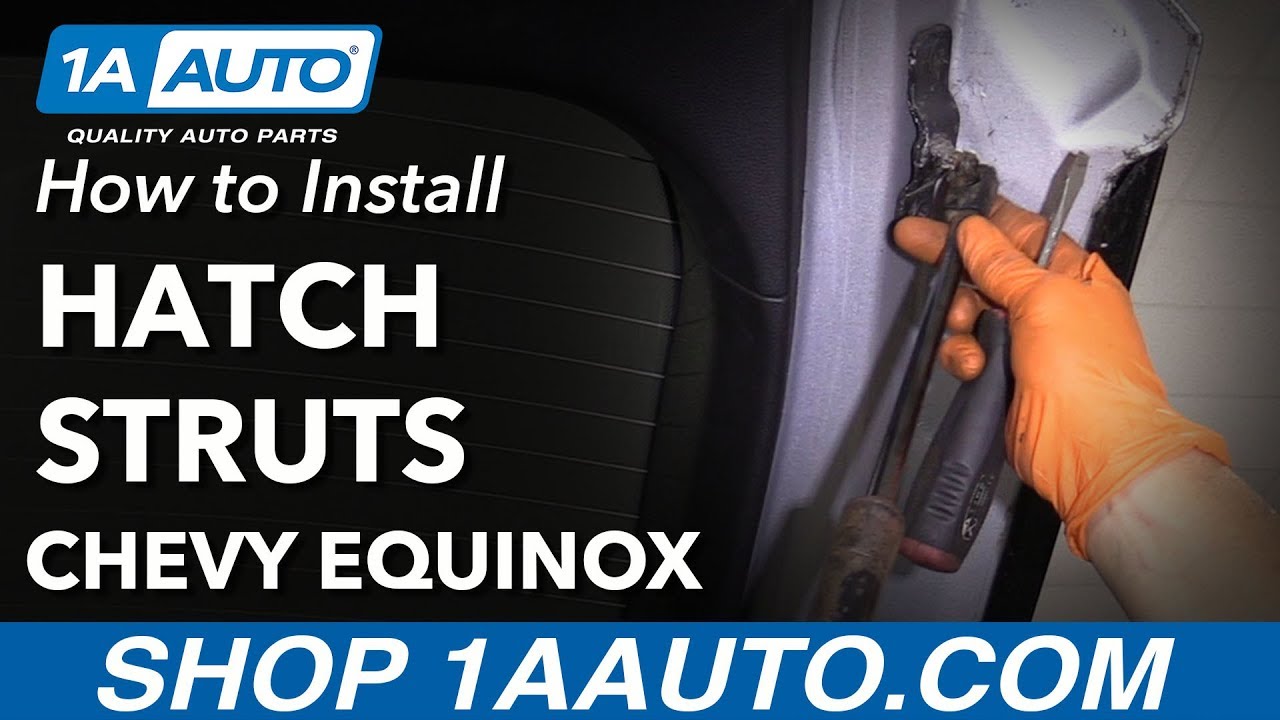 How to Replace Rear Hatch Support Struts 10-17 Chevy Equinox
