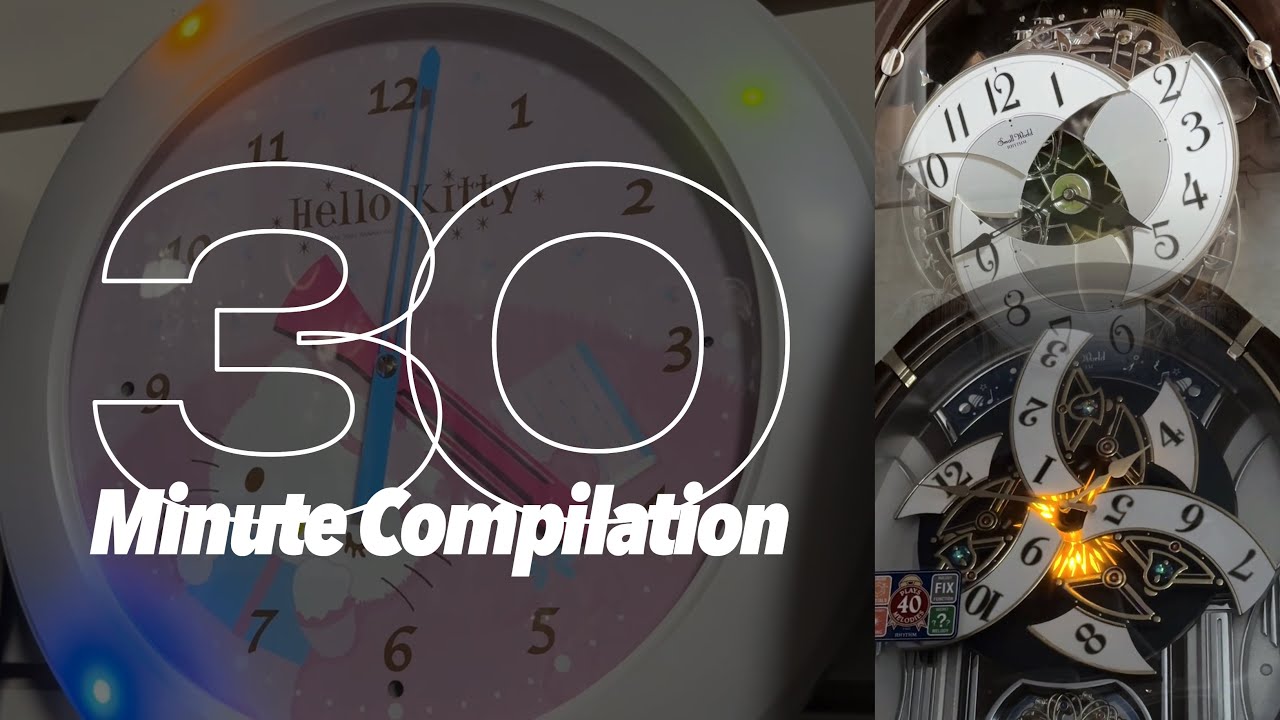 30 Minutes Of Musical Clocks: Vertical Video | Compilation: Volume 16 (からくり時計の編纂)