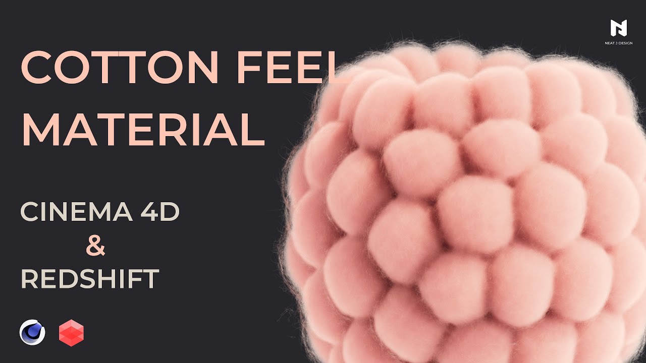 Quick Tip Cotton Feel Material In Cinema 4D Rendered In Redshift