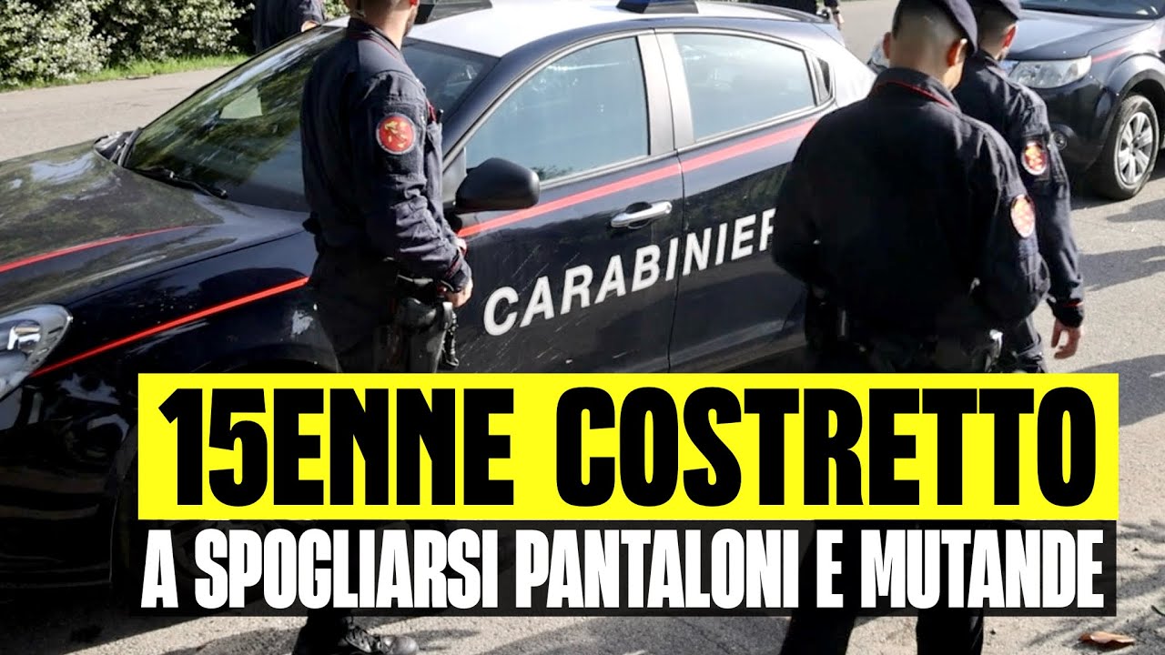 SHOCK A TORINO: 15ENNE COSTRETTO A SPOGLIARE PANTALONI E MUTANDE DURANTE CONTROLLO DEI CARABINIERI