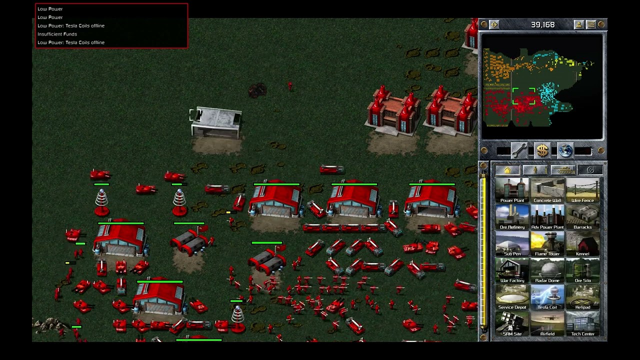 EPIC battle 2 on 2 PRO Command and Conquer Red Alert multiplayer match