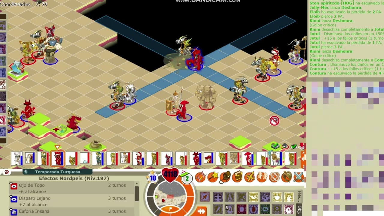Dofus retro- Kizuna 8 player attack vs Or nah 7 player defend
