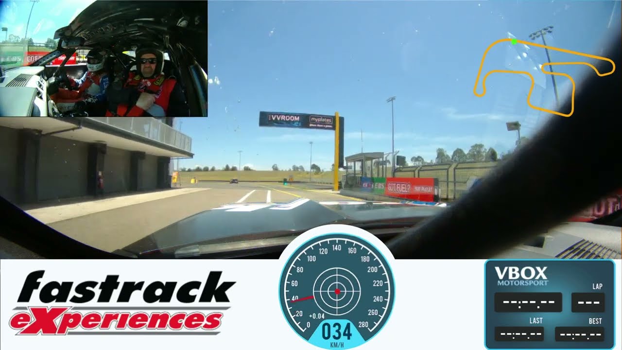 John Bowe hot laps