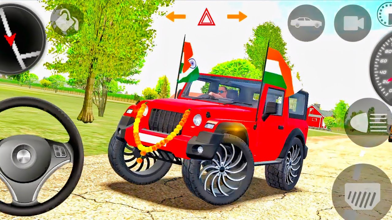 Modified Mahindra Thar😈Games:Indian Red Thar (Gadi Wala Games) Car Game Android Game - #2026