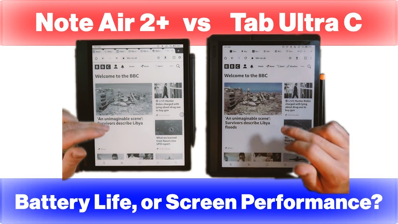 Tab Ultra C vs Note Air 2+  .... Is the Battery Life a Deal Breaker?