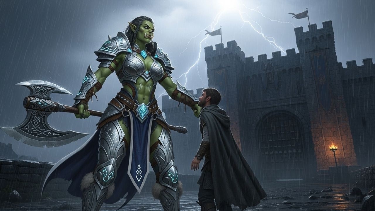 He Took In an Orc Child During the War — Years Later, She Returned in Armor