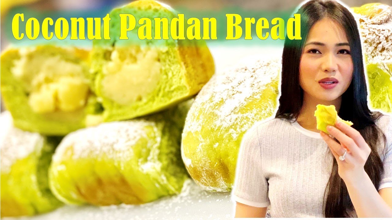 Coconut custard pandan bread recipe