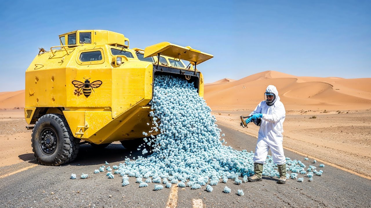 They Released Millions of Frozen Bees Into the Sahara, What Happened After 1 Year is Shocking!