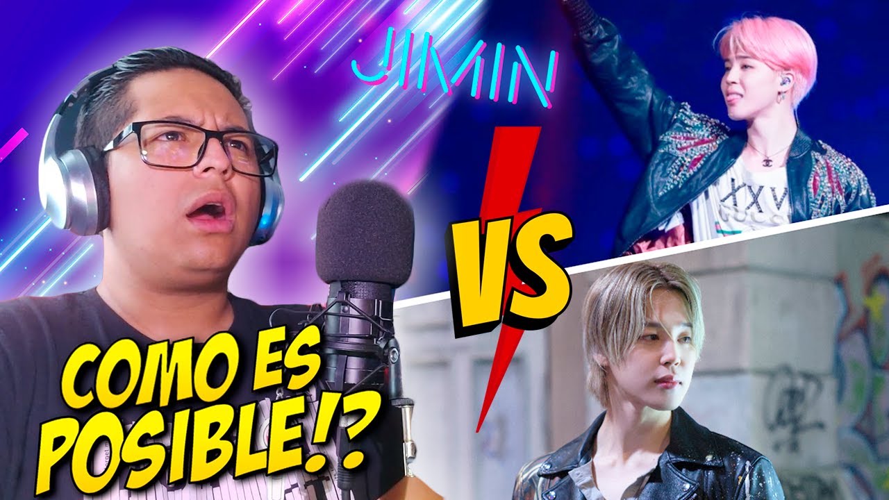 REACCIONANDO a JIMIN y su INCREIBLE EVOLUCION VOCAL | BTS - Jimin Antes y Después