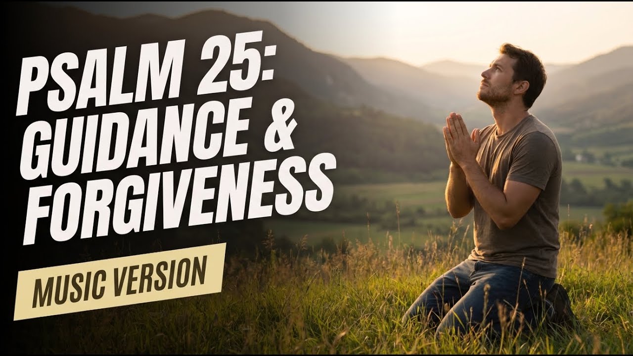 Psalm 25 - A Prayer For Guidance And Forgiveness - (music Version) - Bible Verses Song