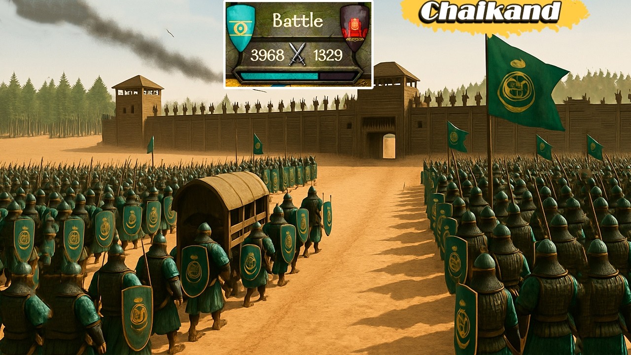 4000 Elite Khuzait VS 1300 Army | The Most Epic Bannerlord Siege Ever || Mount & Blade 2 Tactics