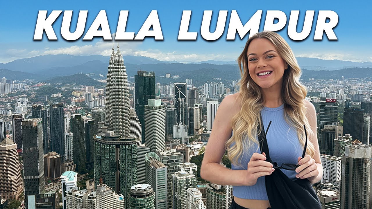 First time exploring Kuala Lumpur Malaysia 🇲🇾 trying viral food spots, KL Tower & best things to do!