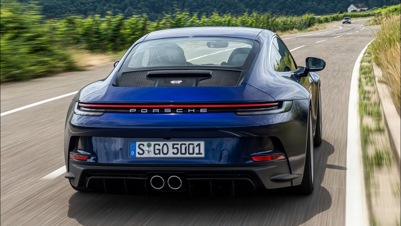 Новый Porsche 992 GT3 TOURING 2022 - потрясающий звук выхлопа и полная детализация (GENTIAN Blue)