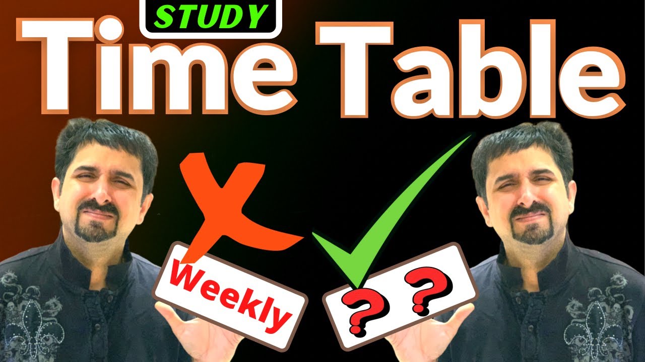 Time Table of Study । सबसे अच्छा तरीक़ा । Time Blocking Technique । Best Schedule of Study ।