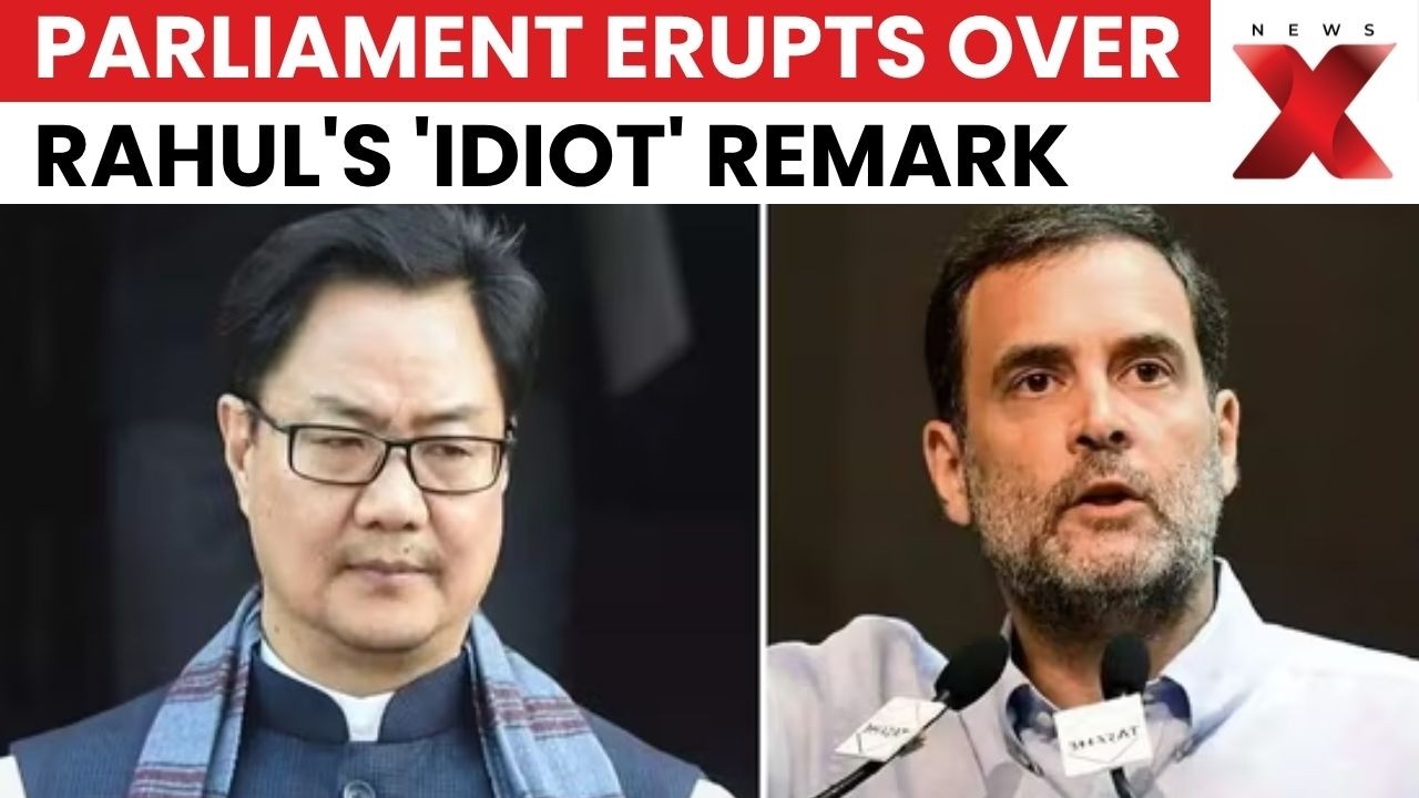 Parliament Uproar Over Rahul Gandhi's 'Idiot' Remark; Congress, BJP Clash | Latest News | NewsX