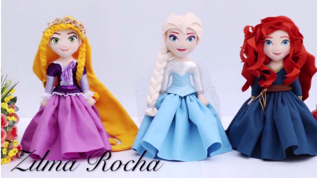 Princesas - Moldes e Passo a Passo