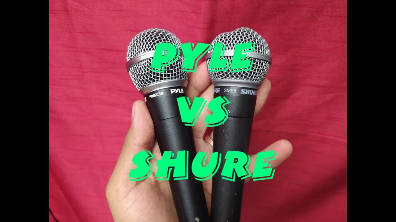 Pyle PDmic58 vs Shure SM58