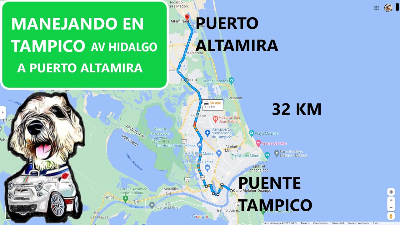 Manejando DE Tampico A Puerto Altamira 2022 4k