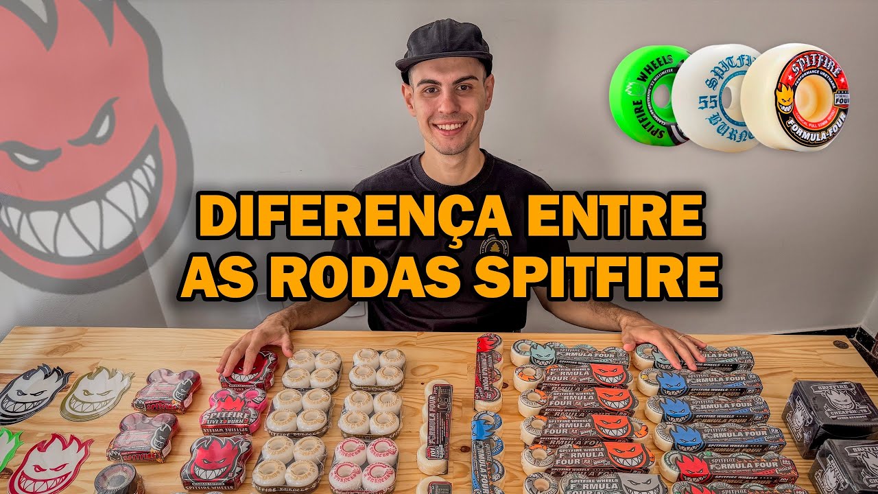 RODAS SPITFIRE - FORMATOS, DUREZAS E FÓRMULAS