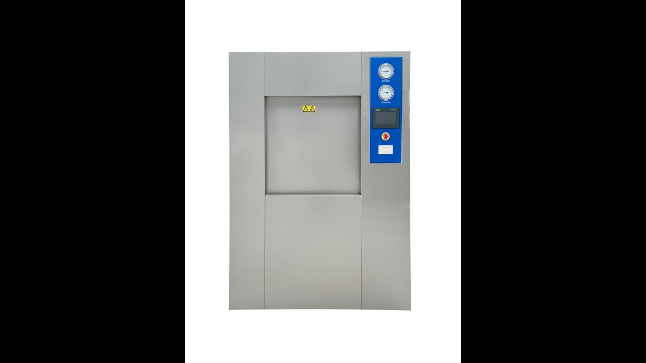 316L Rectangle chamber steam sterilizer for hospital sterilization with automatic door
