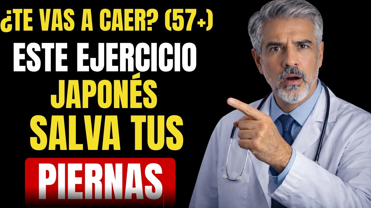 Después de 60: 5 EJERCICIOS JAPONESES Que DUPLICAN la Fuerza de las PIERNAS | (Previenen Caídas)