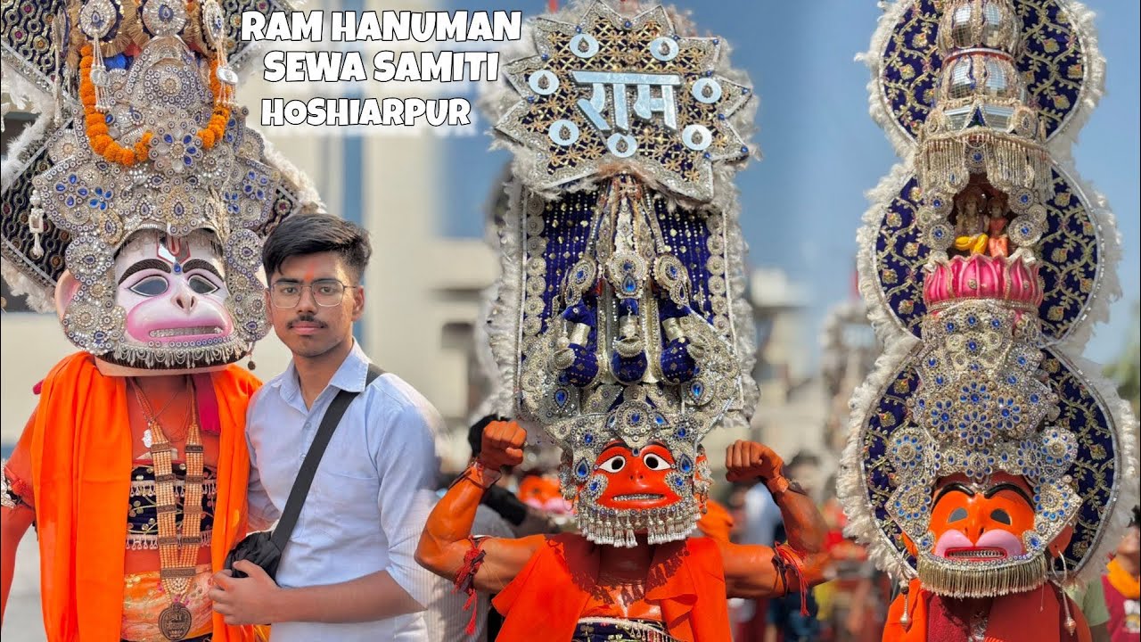 HANUMAN JI BANE❤️RAM HANUMAN SEWA SAMITI🚩HOSHIARPUR 🥰DAY2😍