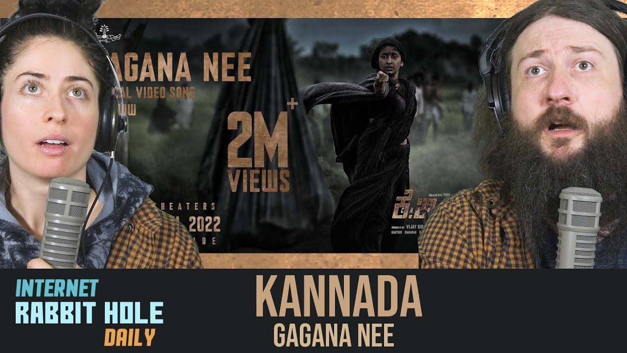 Gagana Nee Lyrical(Kannada) | KGF Chapter 2 | RockingStar Yash | irh daily REACTION!