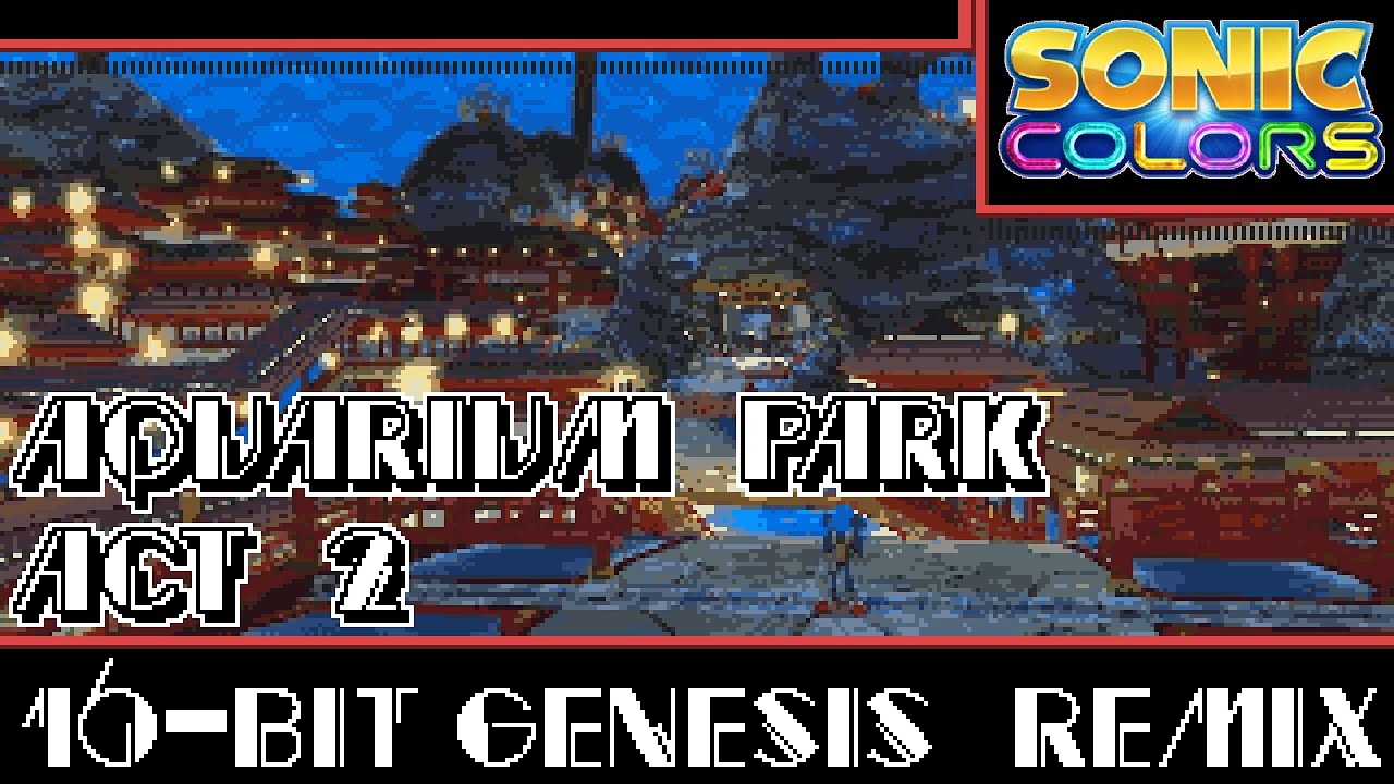 [16-Bit;Genesis]Aquarium Park Act 2 - Sonic Colors DS