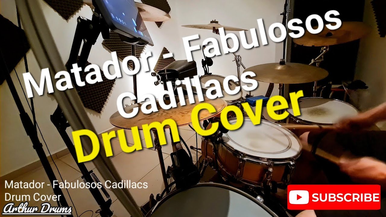 Matador, Fabulosos Cadillacs,  drum cover,  drum cam,  bateria