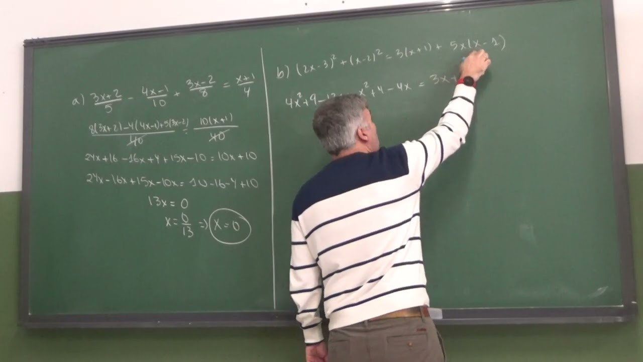 Ecuaciones de primer grado