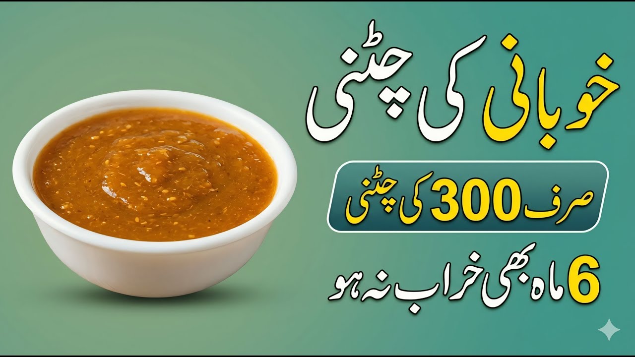Imli khubani chatni | خوبانی کی چٹنی | khubani ki chatni