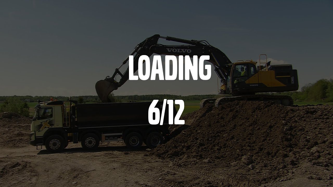 Loading – Volvo Crawler Excavators E-series – Basic operator training – 6/12