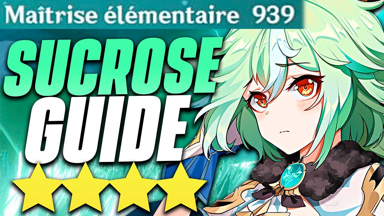 SUCROSE, TOP TIER 4★ ! PAS UNE SOUS-VENTI ! Guide et Showcase - Genshin Imact