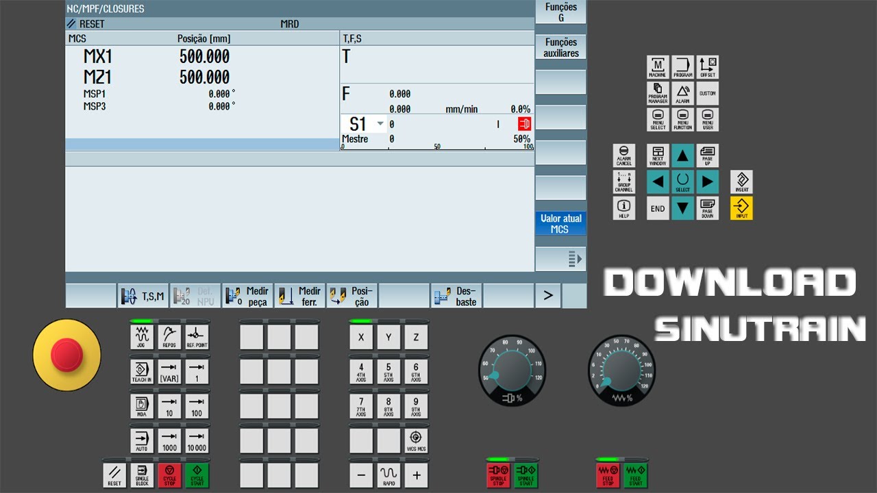 Instalando simulador SinuTrain - Comando Siemens