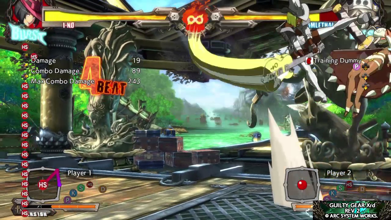 ggxrd rev2 I-No SM COMBO ra