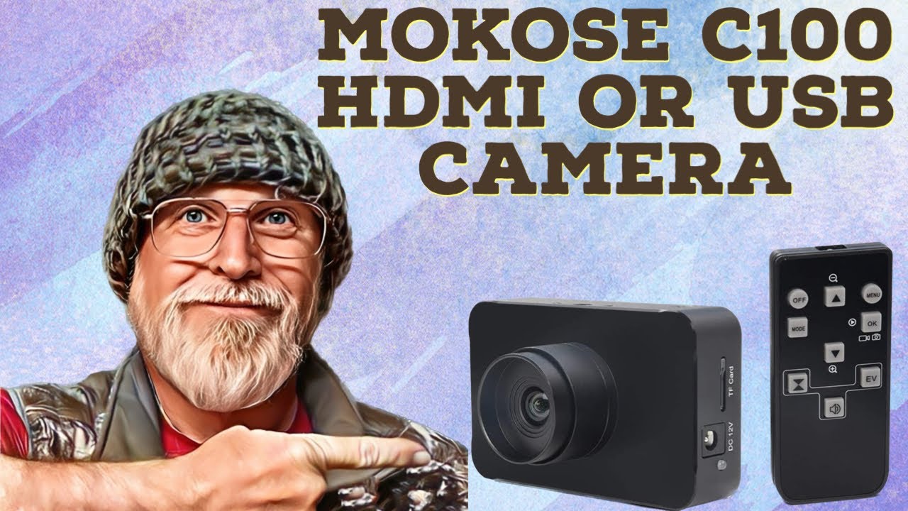 Mokose C100 with wide angle lens.