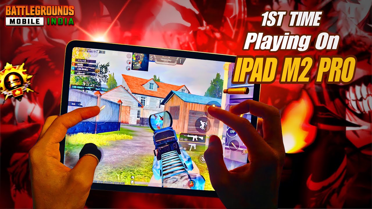 IPad M2 Pro Gameplay 😱 5 Finger + Gyro | BGMI 🔥 Gameplay @RedZone is live