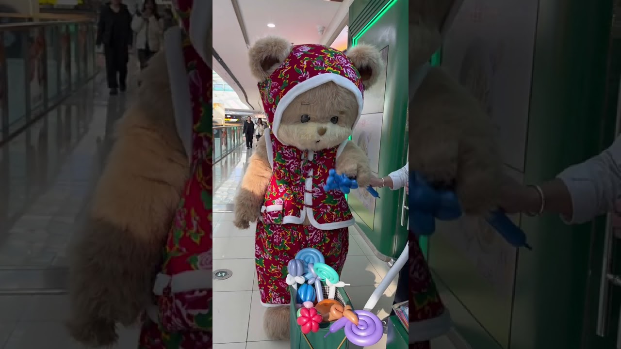 大手拉小手 快樂一起走！ #也太可愛了吧 #暴暴熊