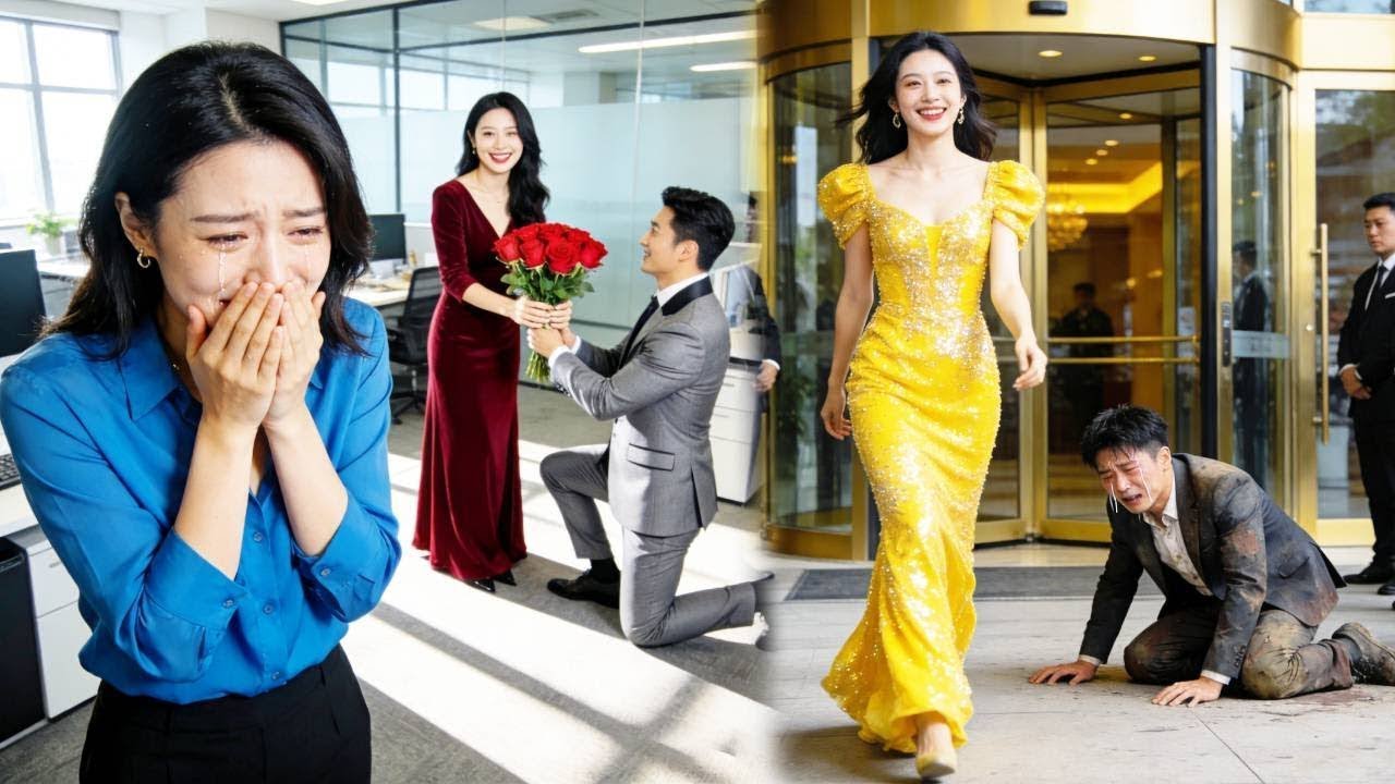 My husband gave his mistress flowers in front of me. Divorce! I'm a billionaire CEO. He cry!