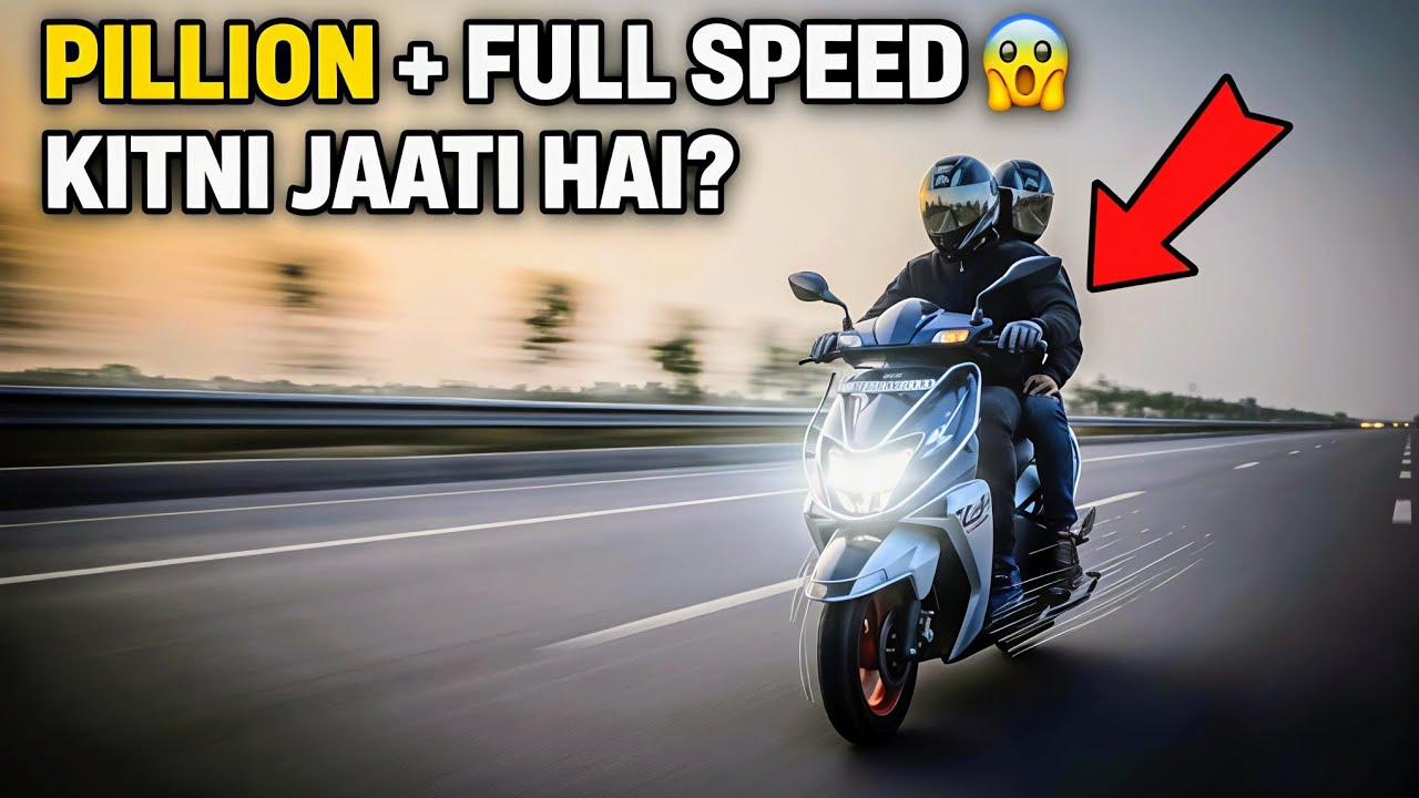 👉 Pillion Ke Saath NTORQ Top Speed 😱 | Real Test