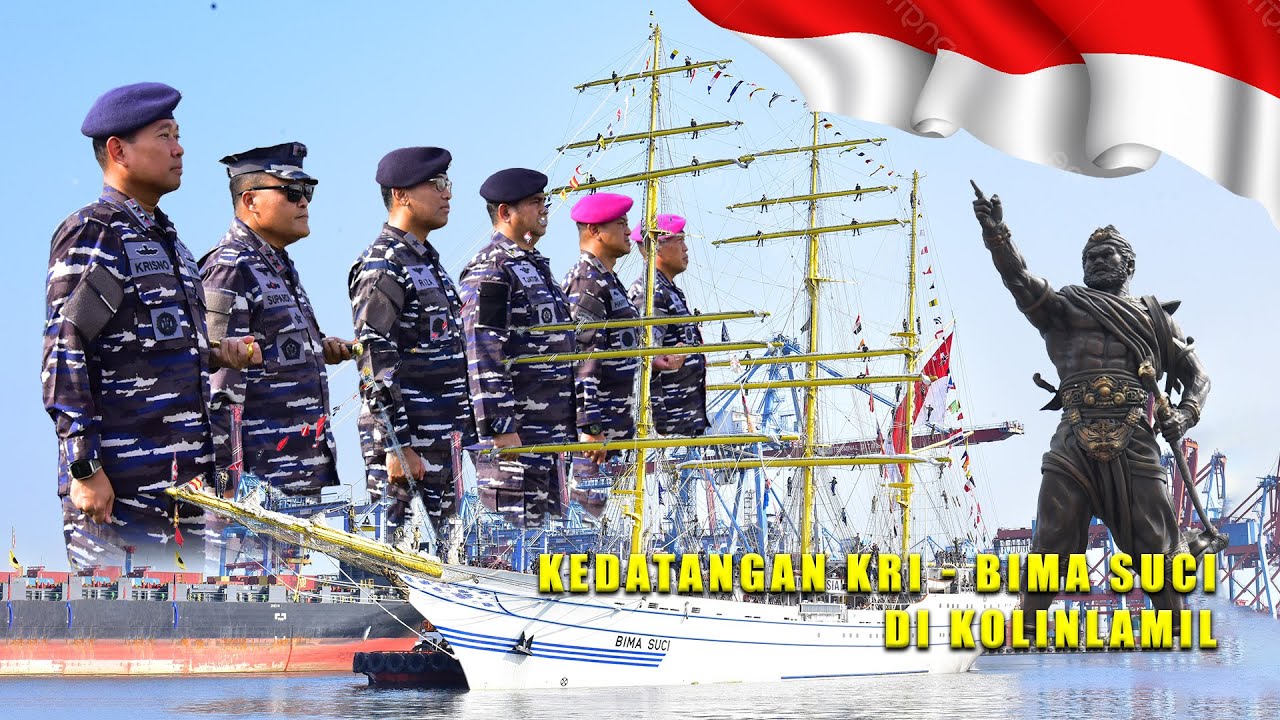 DENGAN PENUH BANGGA, KOLINLAMIL SAMBUT KEDATANGAN KRI BIMA SUCI