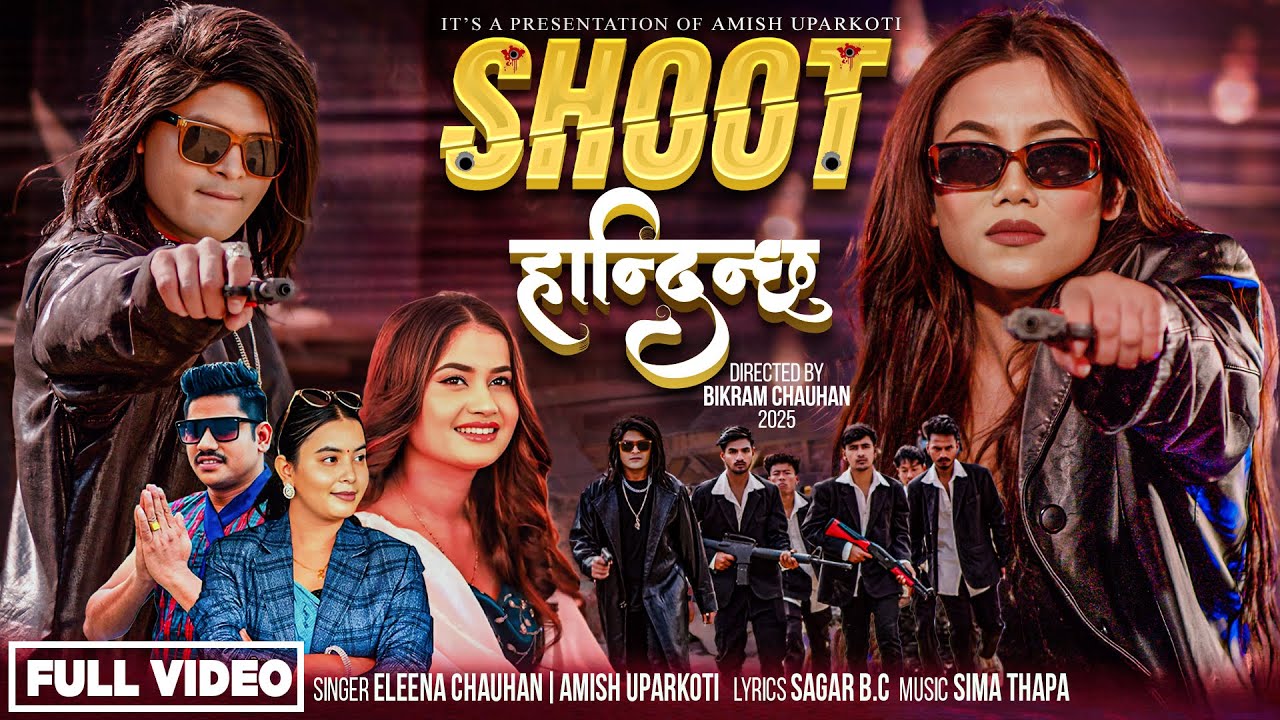 SHOOT HANDINCHHU || Amish Uperkoti & Eleena Chauhan Ft Asmita Jureli || New Nepali Song 2025