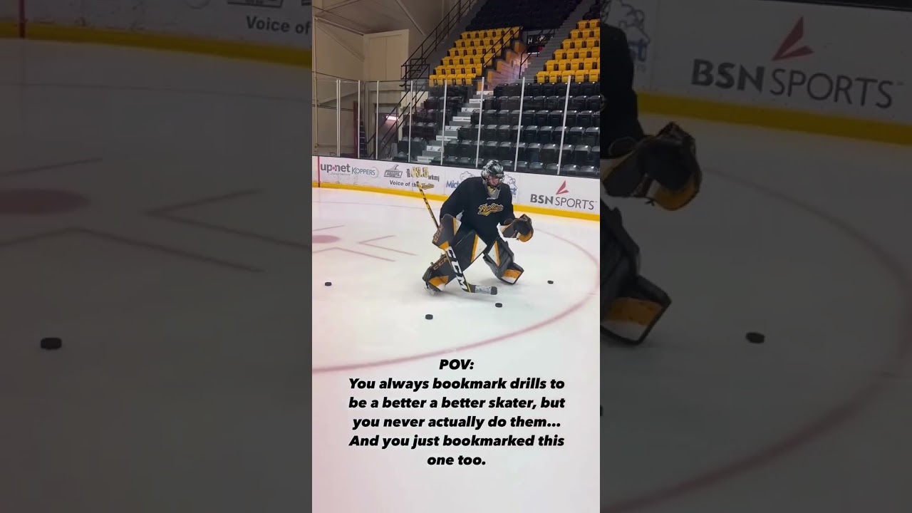 Advanced Elite Goalie Edge Skating Drill by 