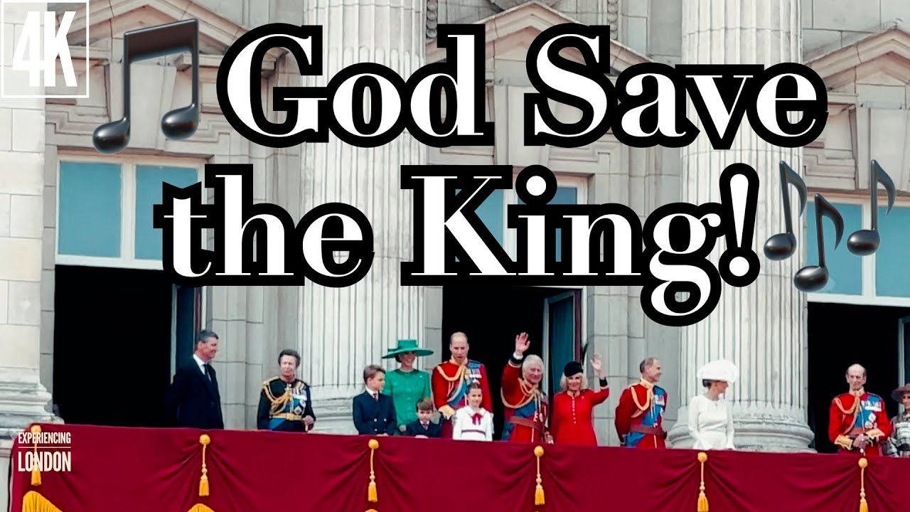 God save the king Plays for King Charles III | Trooping the colour 2023 | King Charles, Royal Family