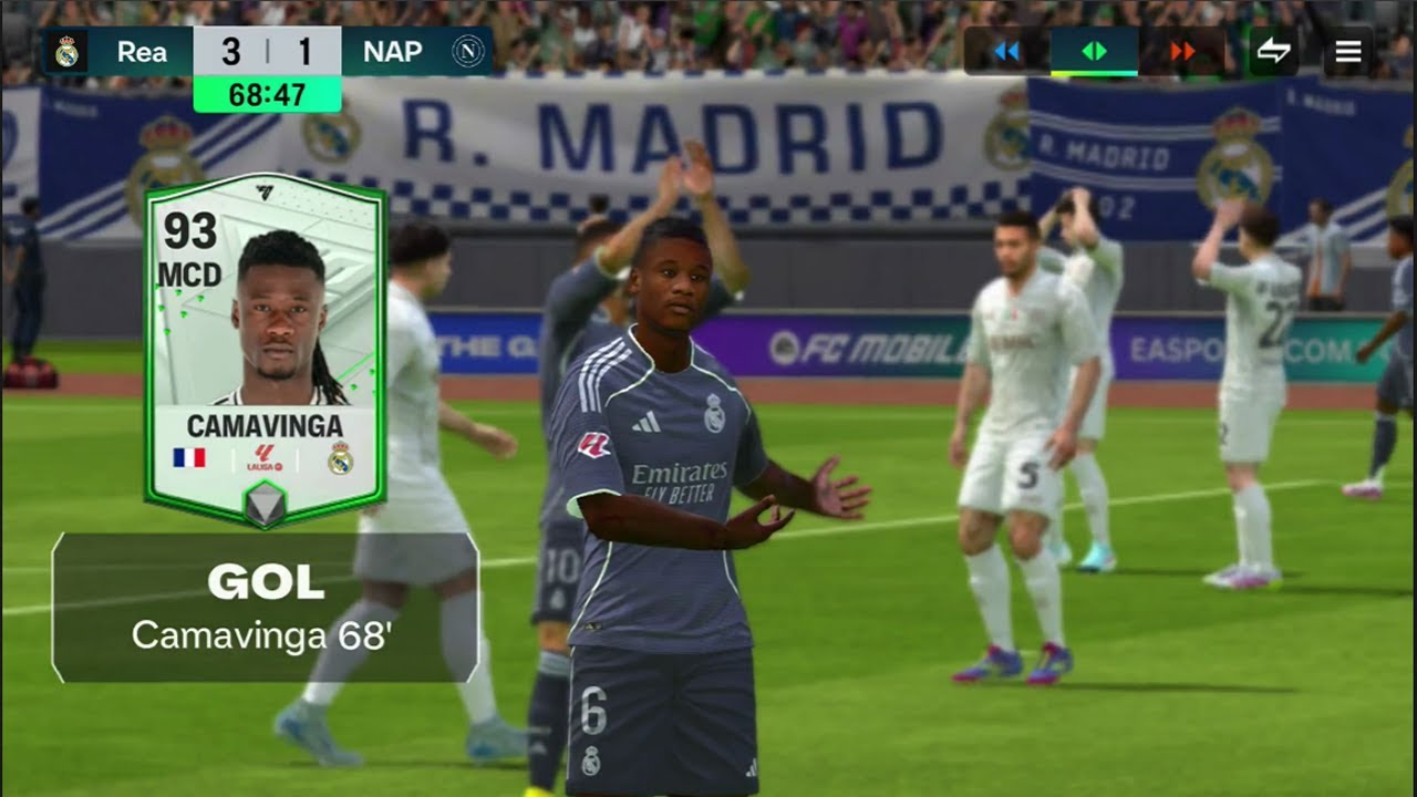 FC MOBILE 26 - CHAMPIONS LEAGUE 25/26 - REAL MADRID vs. NAPOLI - ST | GAMEPLAY [60 FPS]