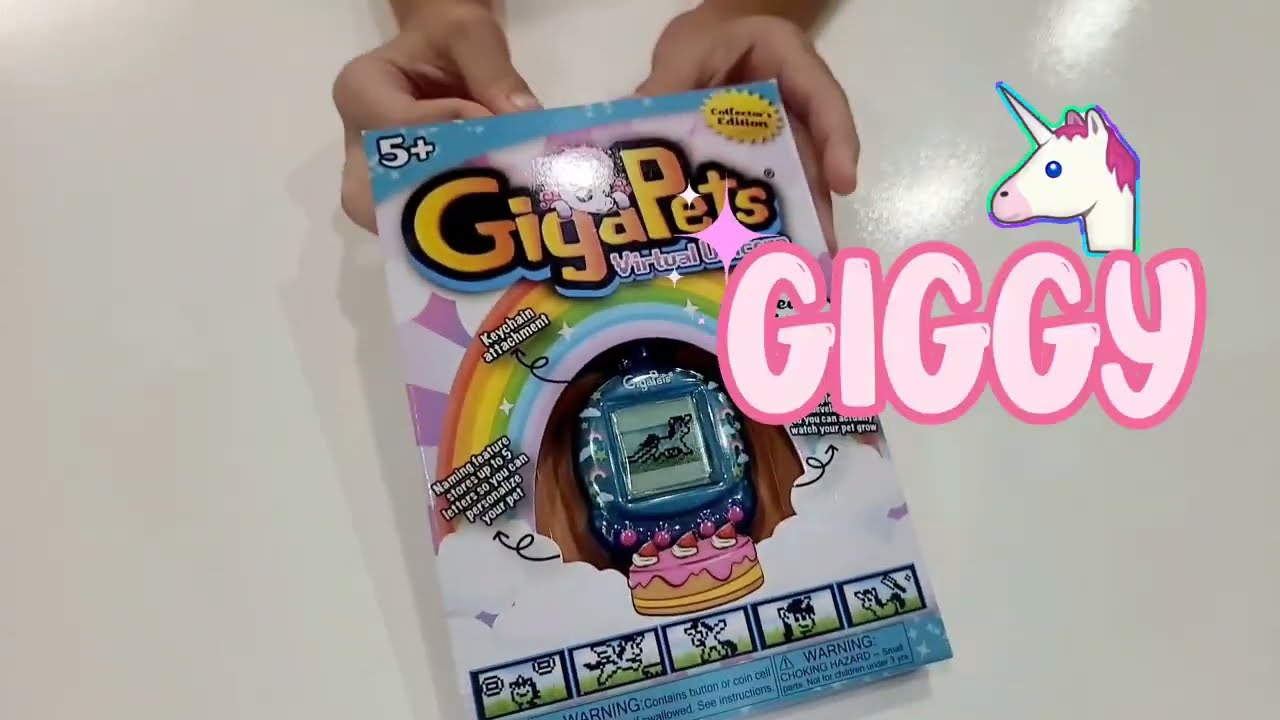 GigaPets Unicorn Virtual Pet Toy Love It!