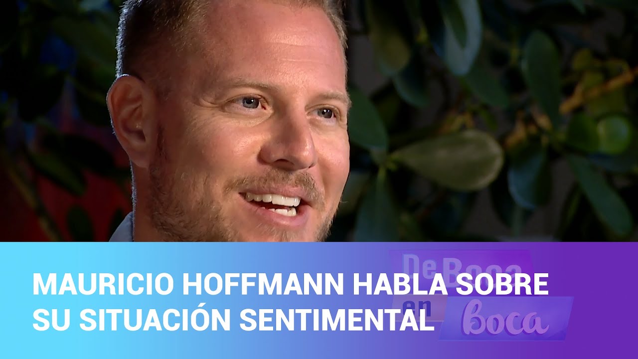 Mauricio Hoffmann habla sobre su situación sentimental