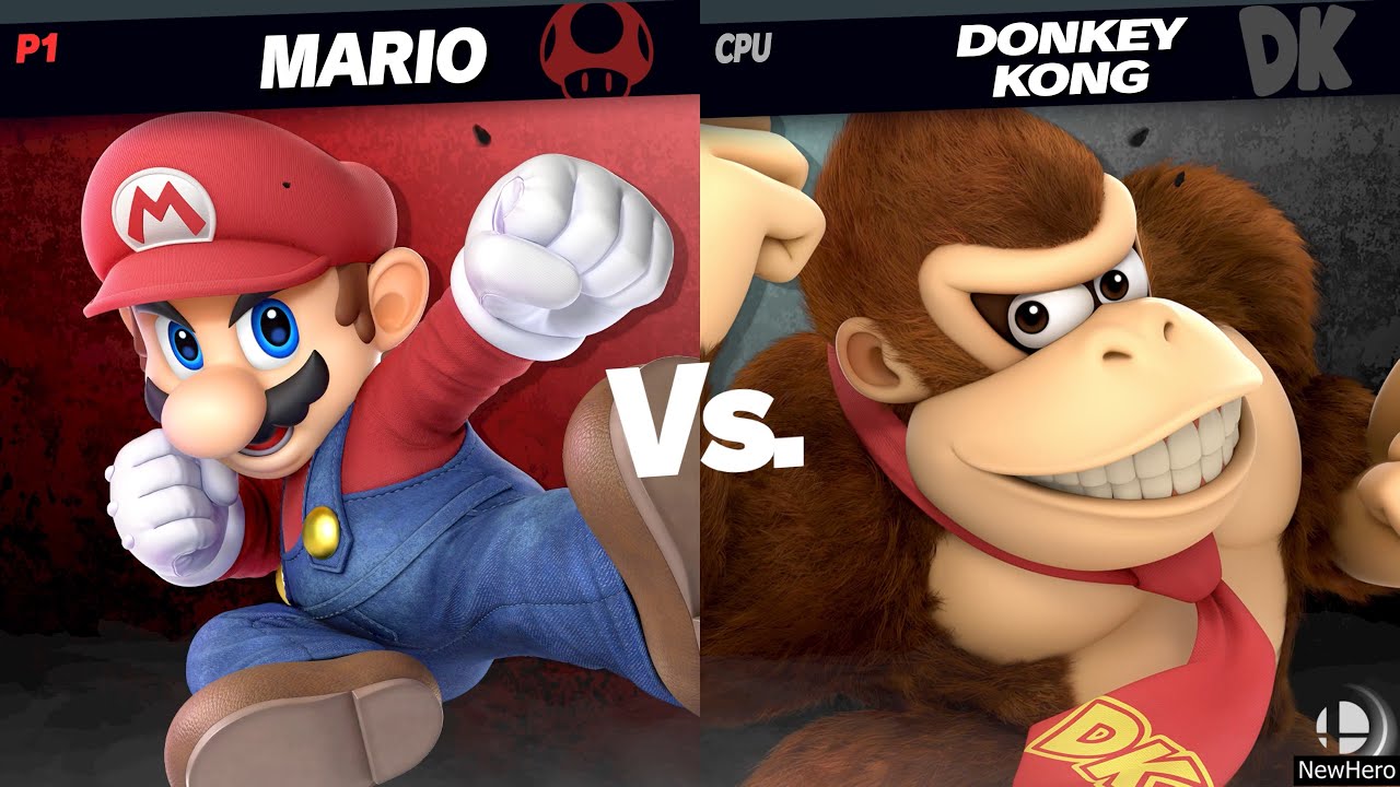 Super Smash Bros. Ultimate - Mario Vs. Donkey Kong