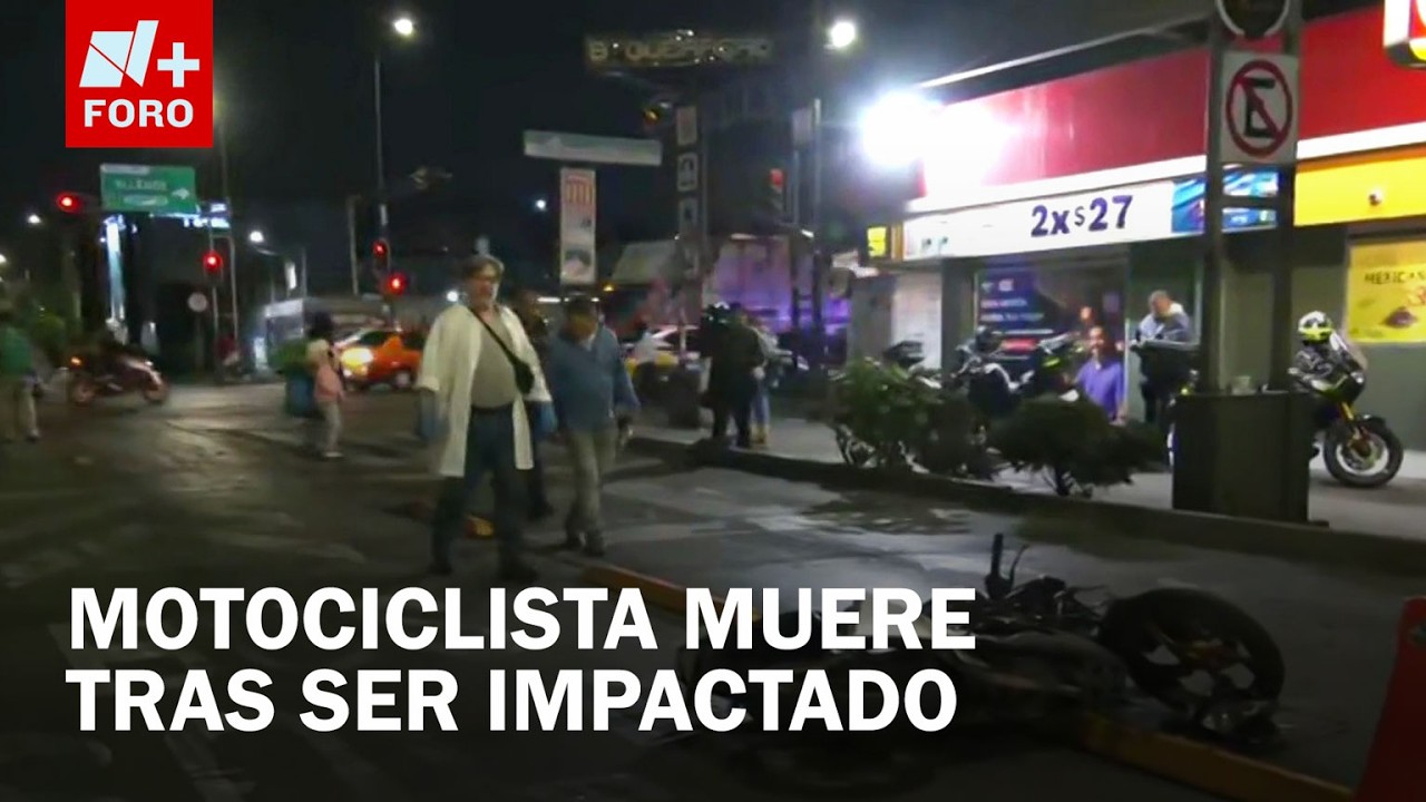 Muere Motociclista en Col. Buenavista, CDMX; Fue Impactado por Otra Unidad